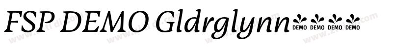 FSP DEMO Gldrglynn字体转换 FSP DEMO Gldrglynn字体转换